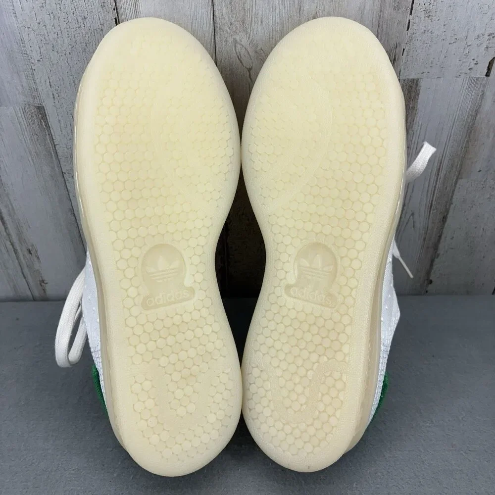 Adidas Stan Smith Primeblue Shoes Cloud White Green Size 4 Men's NWOB